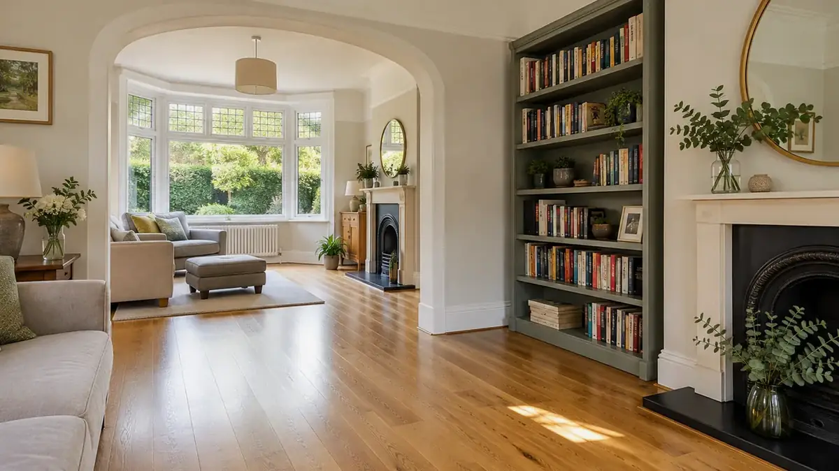 Clean living room in a Harrow home